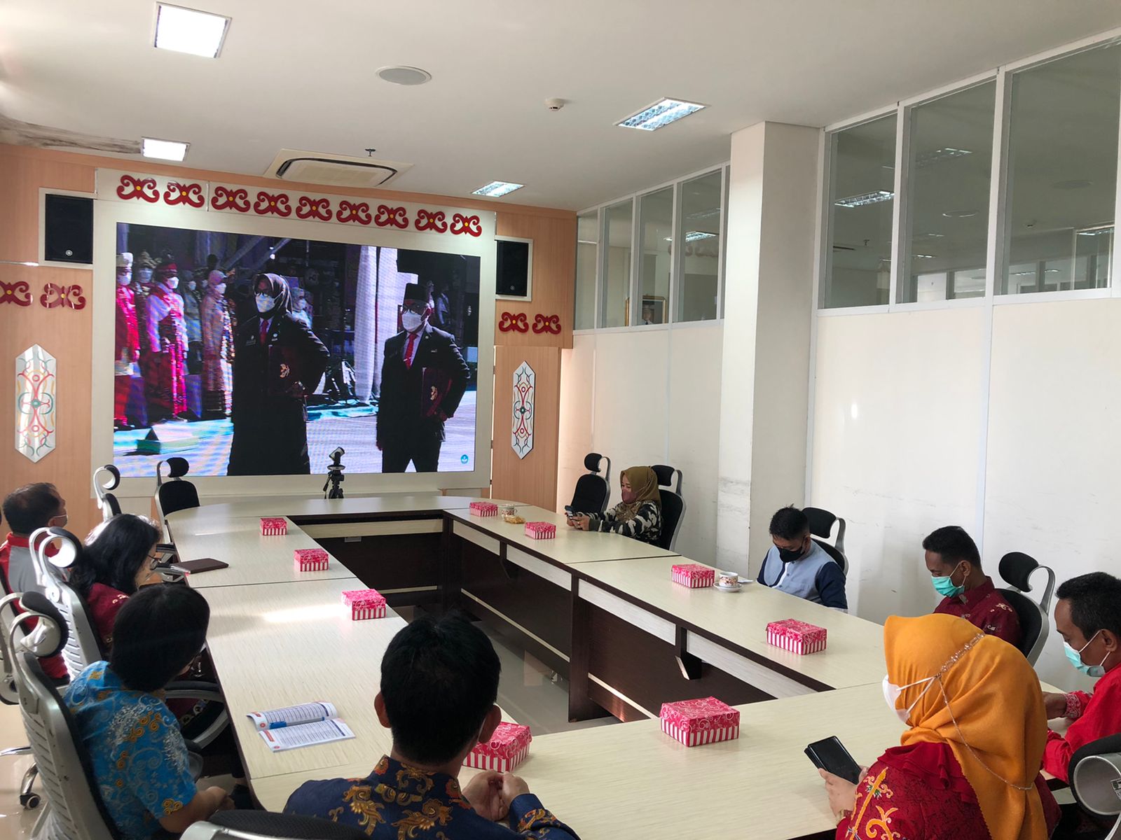 Disdik Kabupaten Pulang Pisau Ikuti Upacara Peringatan Hardiknas secara Virtual