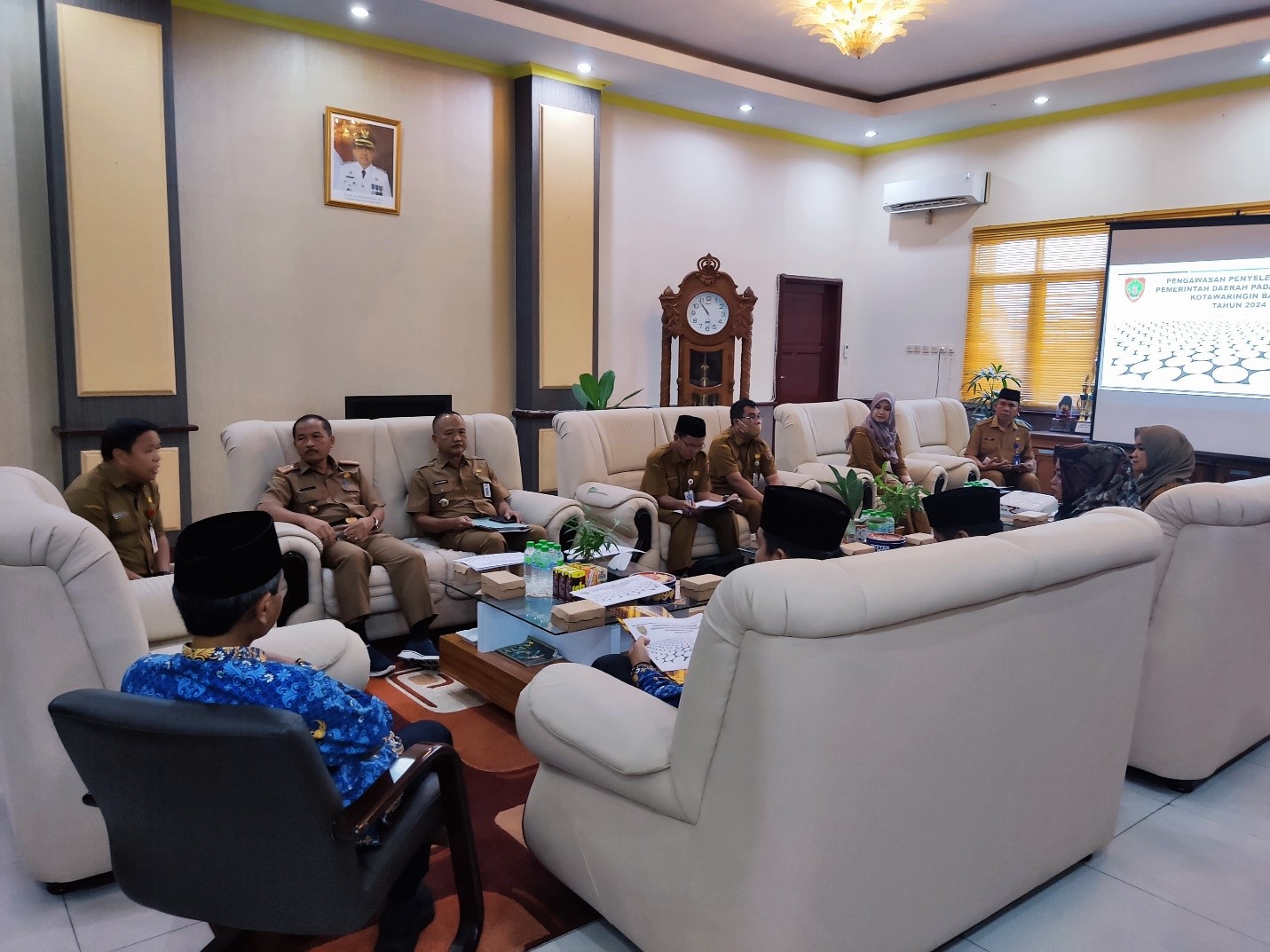 Inspektorat Daerah Provinsi Kalimantan Tengah Laksanakan Entry Meeting Pengawasan Penyelenggaraan Pemerintah Daerah Kabupaten Kotawaringin Barat Tahun 2024