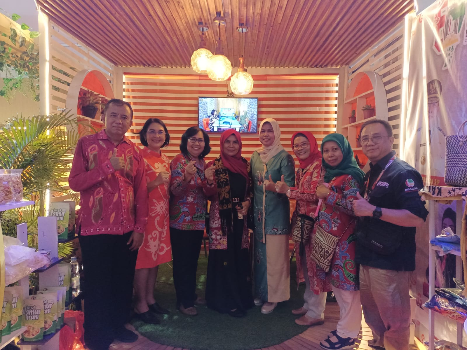 Stand Kalteng Expo BPSDM Tampilkan Program Pelatihan dan Produk Unggulan UMKM