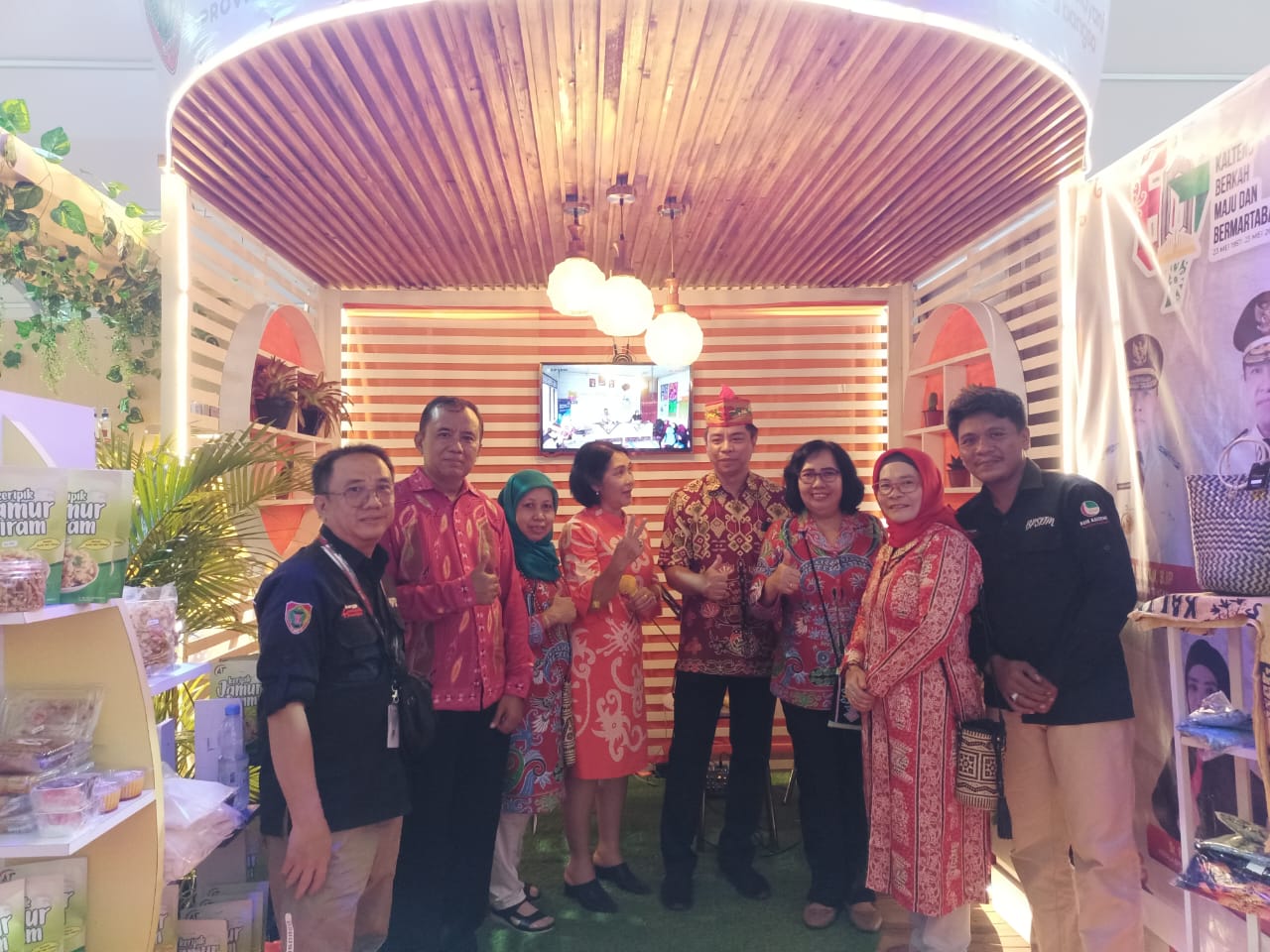 Stand Kalteng Expo BPSDM Tampilkan Program Pelatihan dan Produk Unggulan UMKM