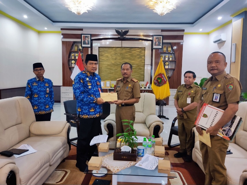 Inspektorat Daerah Provinsi Kalimantan Tengah Laksanakan Entry Meeting Pengawasan Penyelenggaraan Pemerintah Daerah Kabupaten Kotawaringin Barat Tahun 2024
