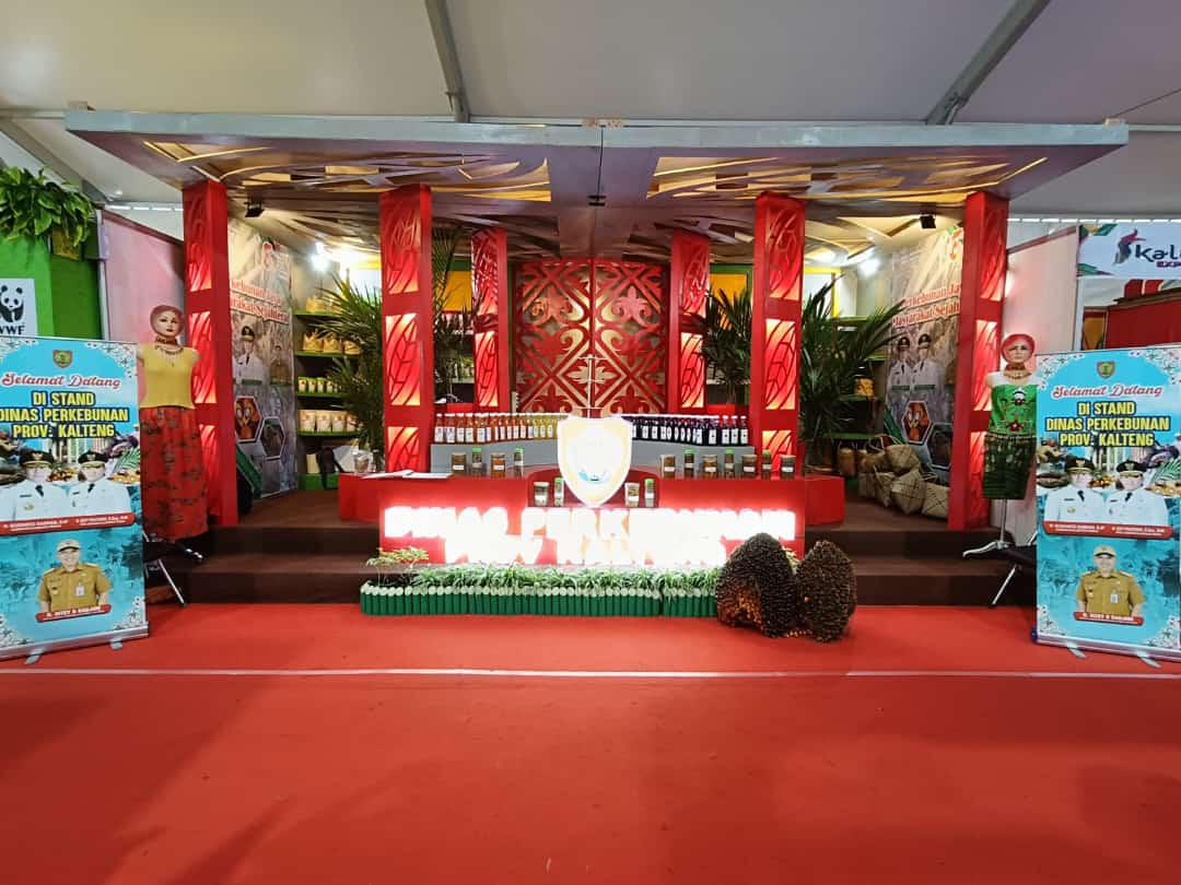 Disbun Kalteng Tampilkan Komoditas Unggulan Sawit, Kakao, Kopi dan Kelapa pada Kalteng Expo 2024