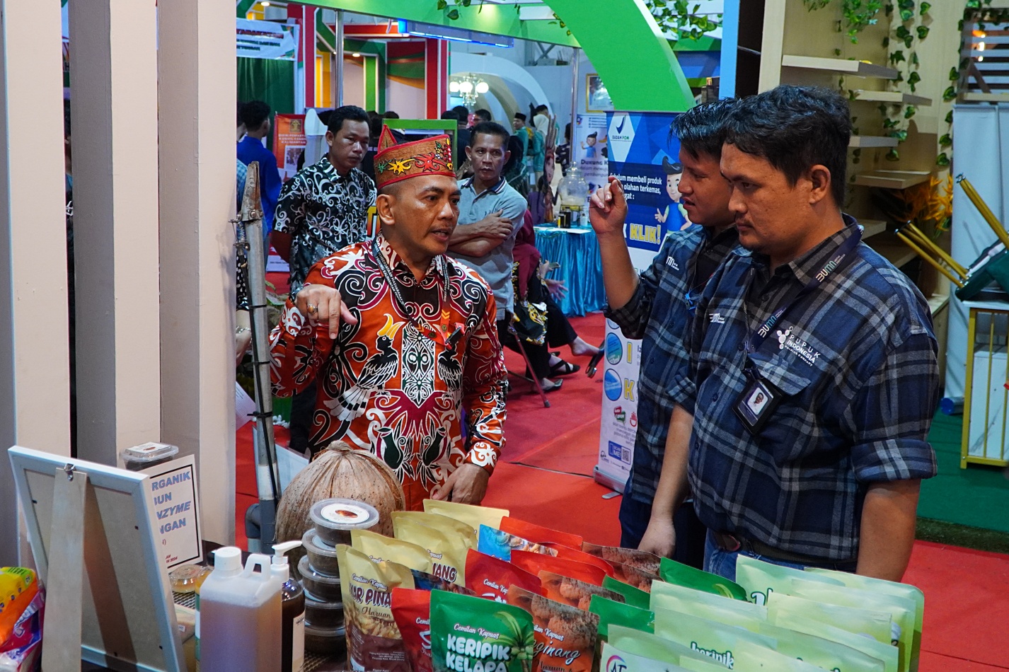 Ramaikan Kalteng Expo, Dinas PMD Prov. Kalteng Pasarkan Produk BUMDes dan Pamerkan Inovasi Teknologi Tepat Guna
