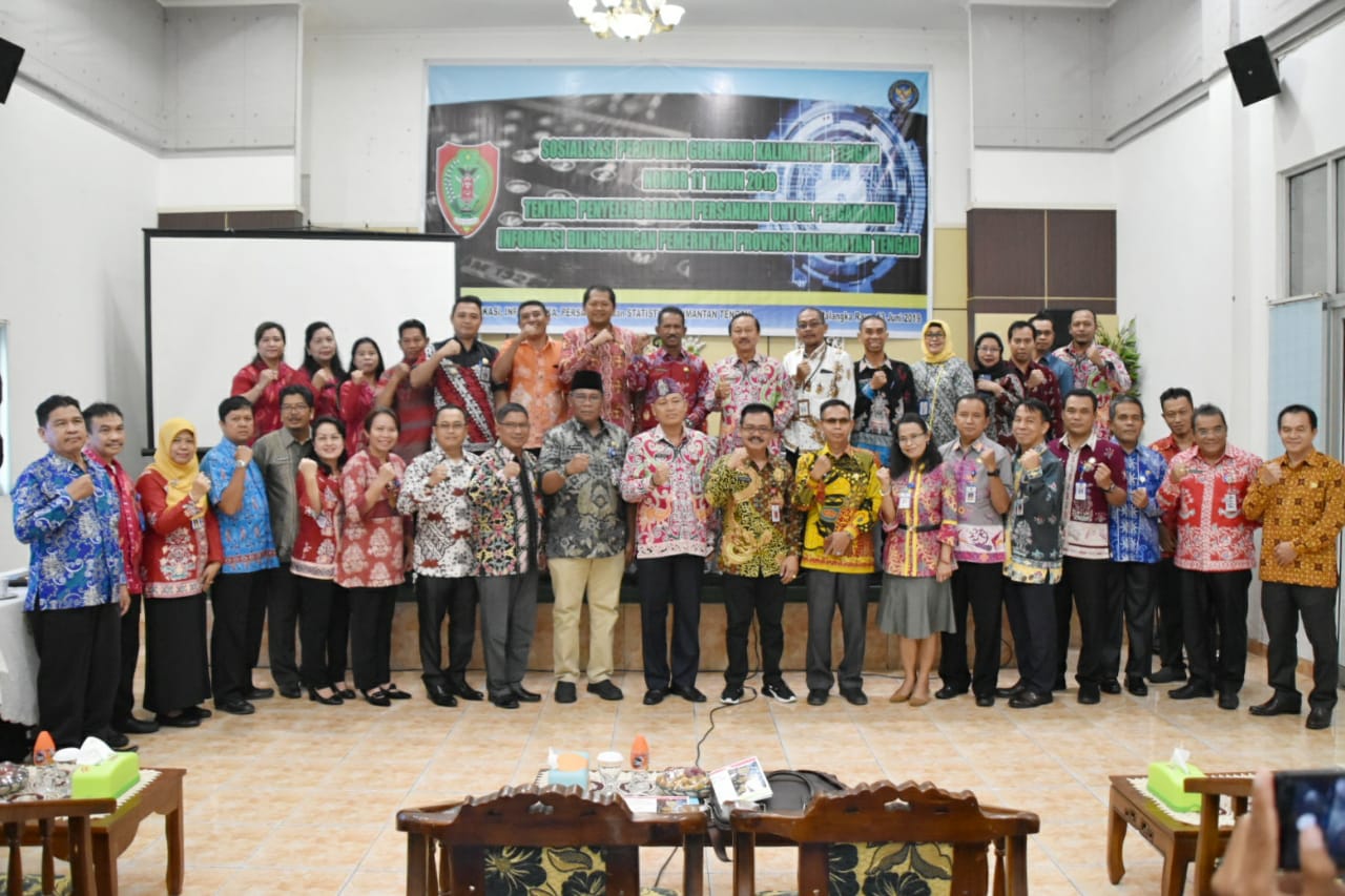 Sekda Menghimbau OPD Terkait Tingkatkan Pengamanan Informasi Milik Pemprov maupun Kabupaten/Kota