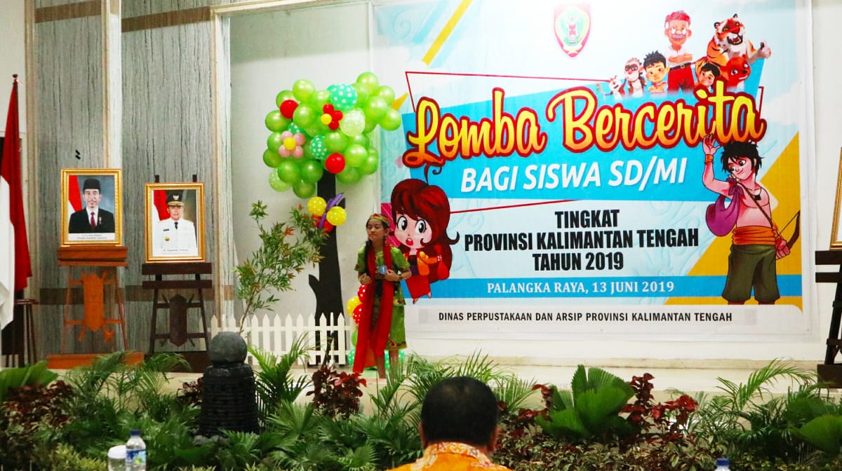 Perkuat budaya gemar membaca, Dinas Perpustakaan dan Arsip gelar lomba bercerita