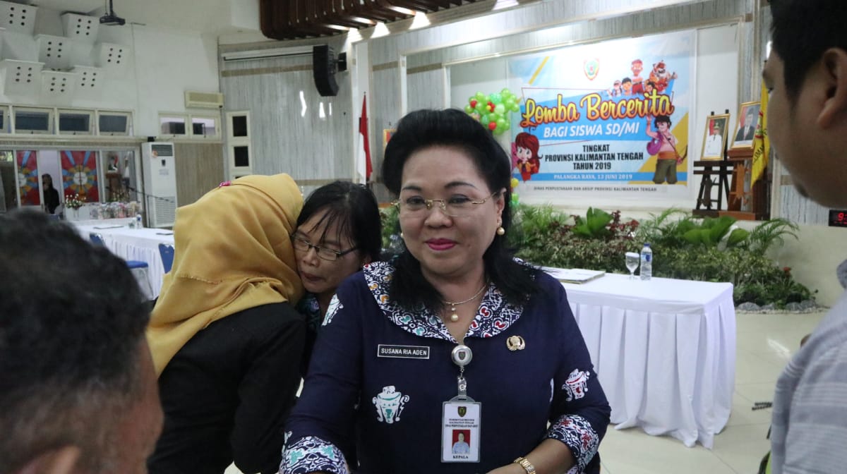 Kepala Dispursip Harapkan lomba bercerita dorong tumbuh kembang dunia pendidikan kalteng
