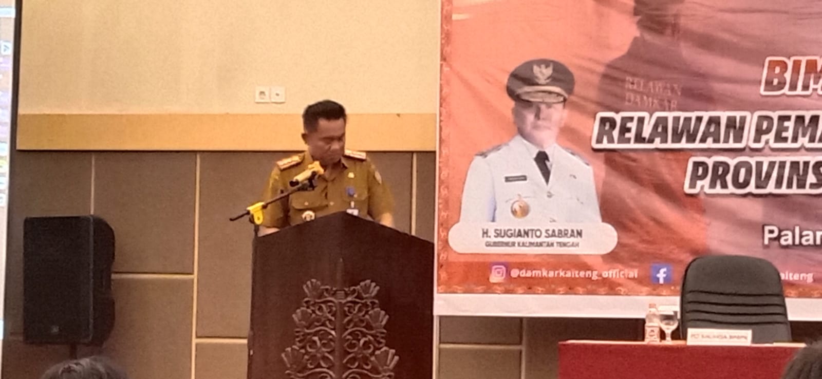 BPBPK Prov. Kalteng Gelar Bimtek Relawan Pemadam Kebakaran