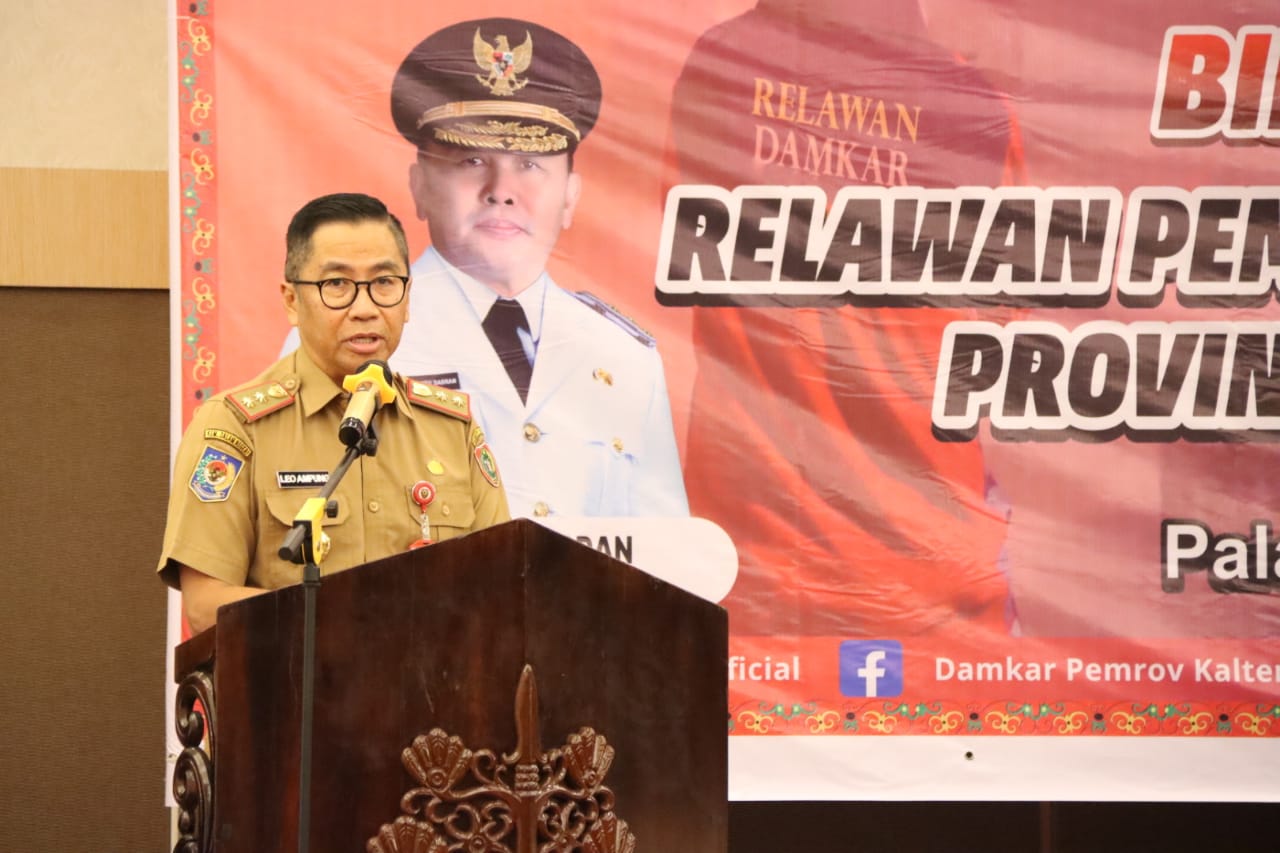 Percepat Penanggulangan Kebakaran Pemukiman, Pemprov. Kalteng Gelar Bimtek Relawan Pemadam Kebakaran