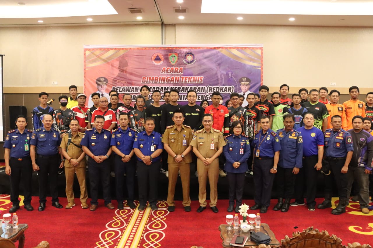 Percepat Penanggulangan Kebakaran Pemukiman, Pemprov. Kalteng Gelar Bimtek Relawan Pemadam Kebakaran