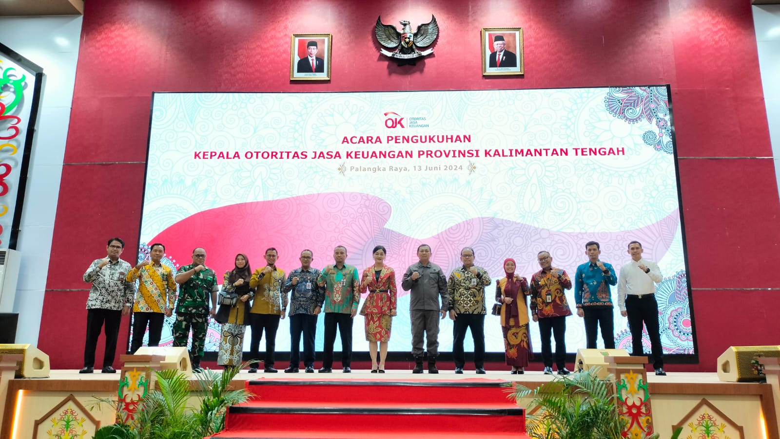 Primandanu Febriyan Aziz Resmi Dikukuhkan Jadi Kepala OJK Kalteng