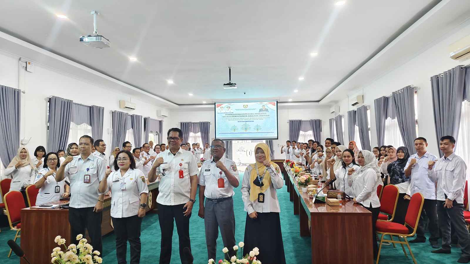 Biro Organisasi Adakan Asistensi Penyusunan Anjab dan ABK bagi Badan Kesbangpol Se-Kalteng