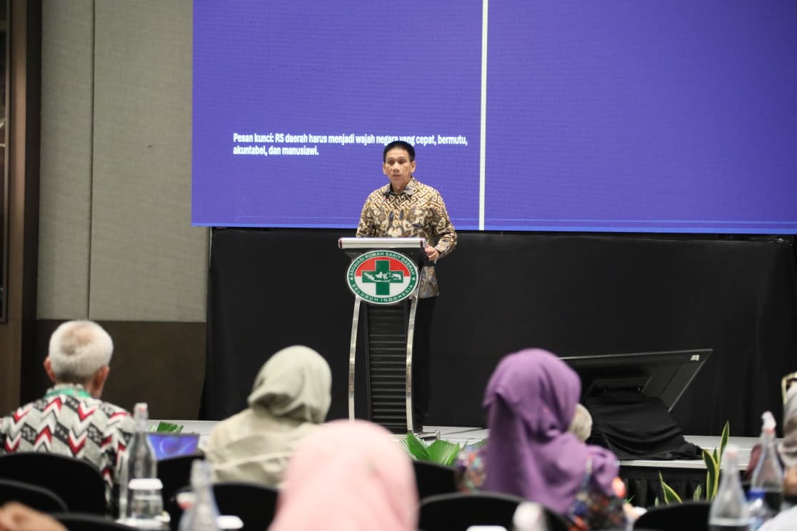 Di Rakernas XVI ARSADA, Wamendagri Wiyagus Dorong Rumah Sakit Daerah Laksanakan Transformasi Tata Kelola yang Unggul