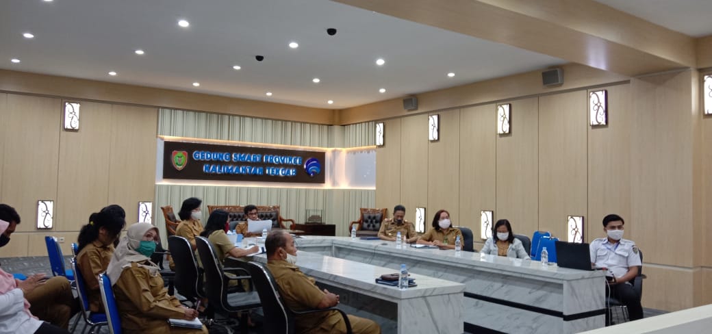 PPID Utama Kalteng Ikuti Webinar Sosialisasi Monitoring dan Evaluasi Keterbukaan Informasi Publik Tahun 2020