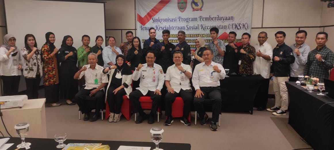 Dinsos Prov. Kalteng Adakan Sinkronisasi Program Pemberdayaan Tenaga Kesejahteraan Sosial Kecamatan se-Kalteng Tahun 2022