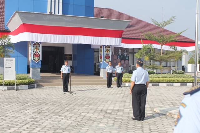 Kanwil Kemenkumham Kalteng Resmi Gunakan Pangkat Dan Atribut Lainnya