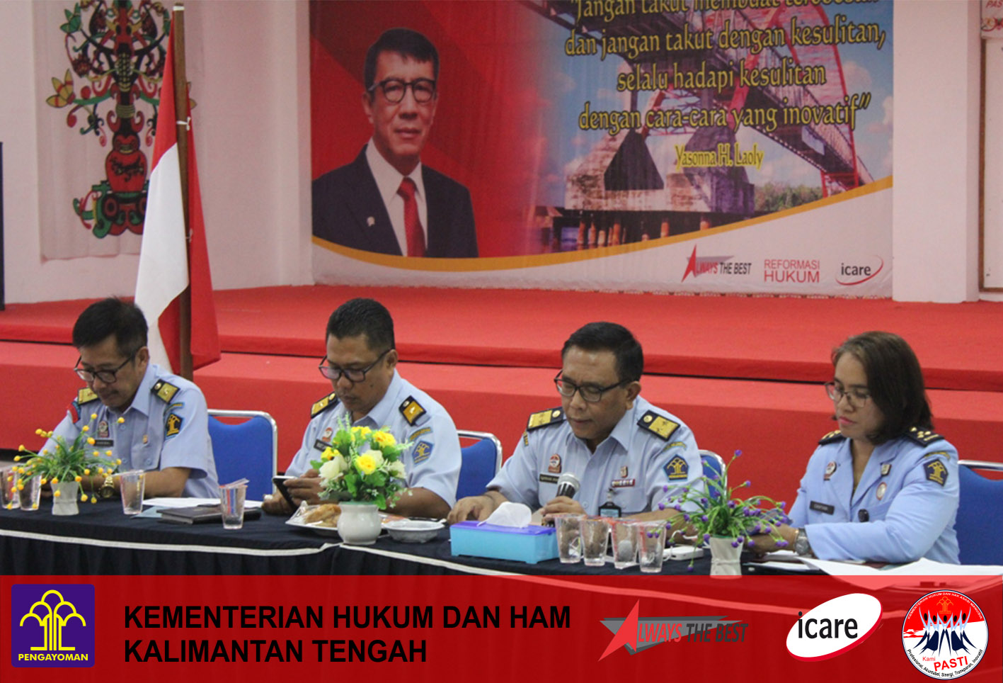 Sukseskan Desa/Kelurahan Sadar Hukum di Bulan September, Kanwil Kalteng Gelar Rapat Persiapan