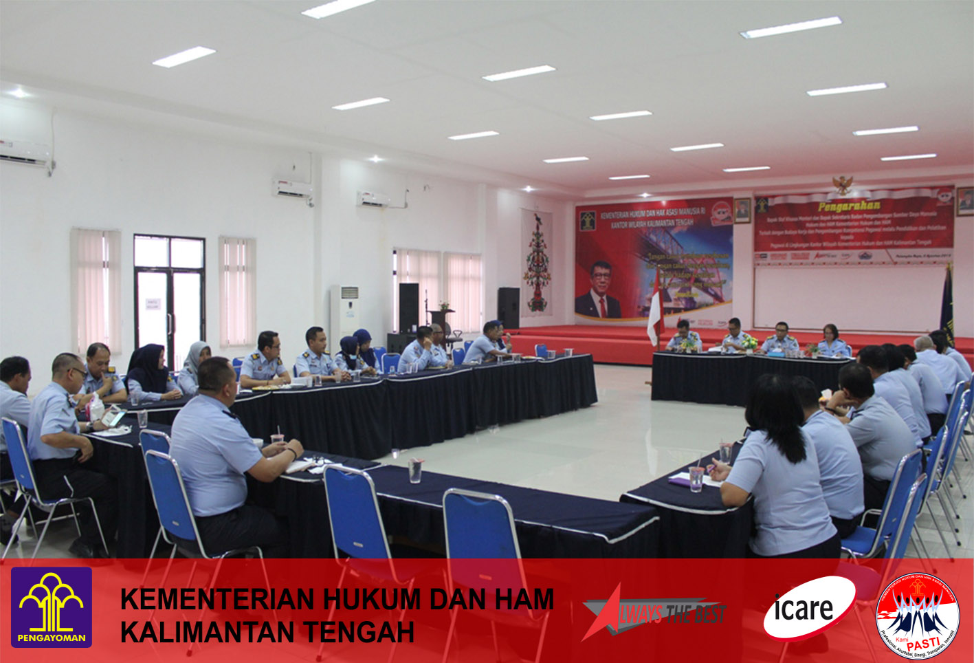 Sukseskan Desa/Kelurahan Sadar Hukum di Bulan September, Kanwil Kalteng Gelar Rapat Persiapan