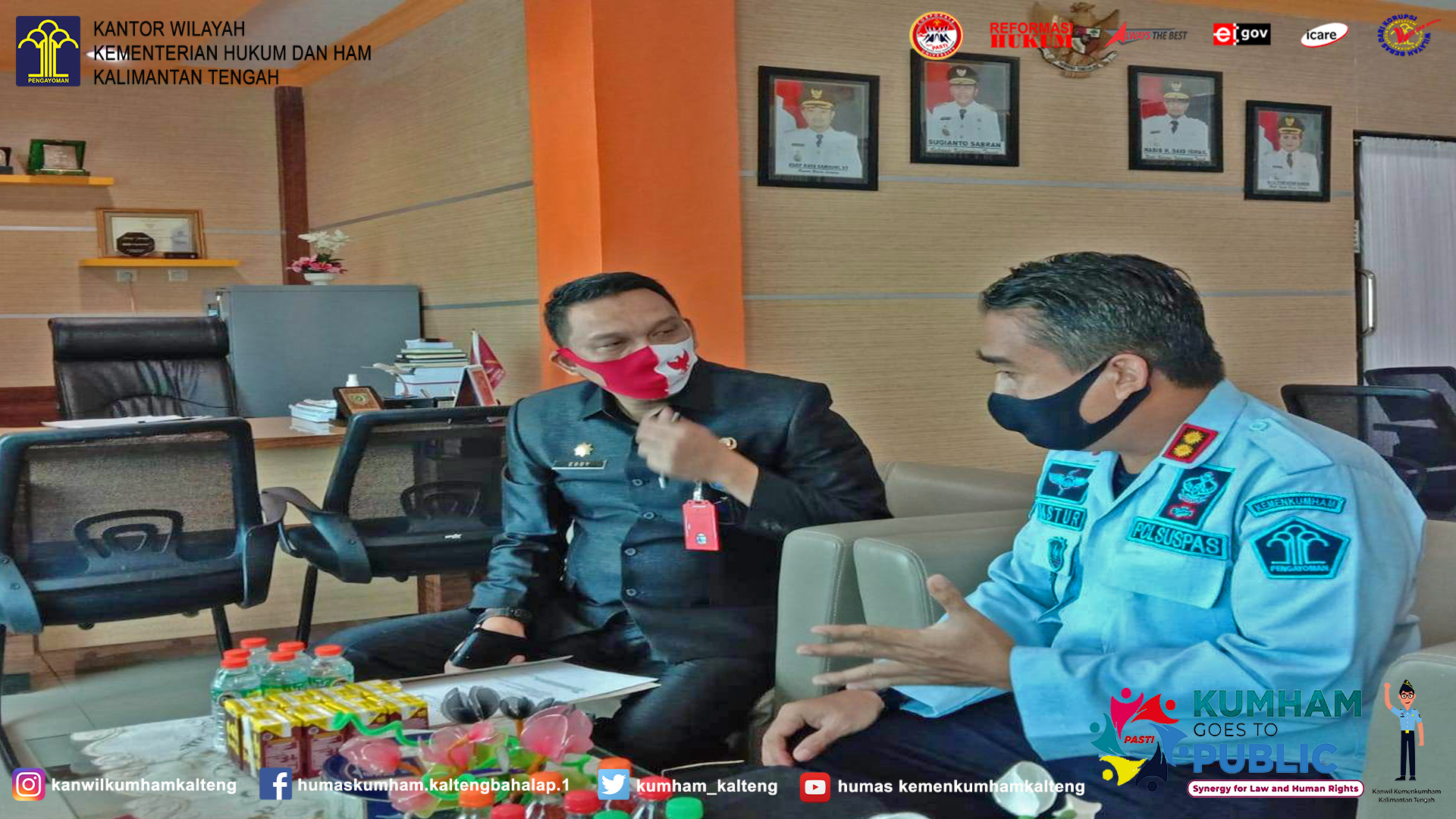 Jelang Persiapan Pemberian Remisi Umum, Rutan Buntok Laksanakan Koordinasi Dengan Sekretariat Daerah Barito Selatan