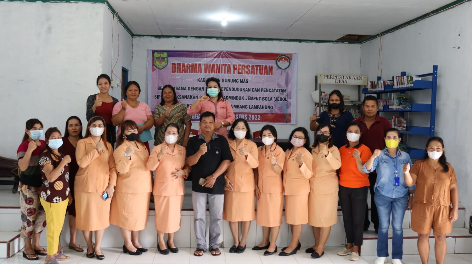  DWP Gumas Bersama Disdukcapil Gelar Adminduk “JEBOL” di Hurung Bunut