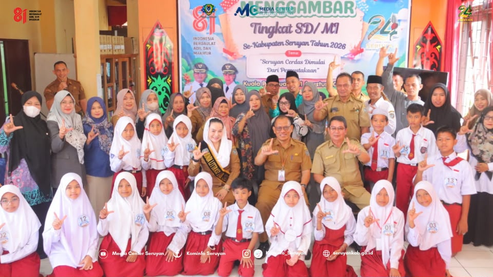 Plh Sekda Seruyan Buka Lomba Menggambar SD/MI, Dorong Kreativitas Anak dan Perkuat Budaya Literasi