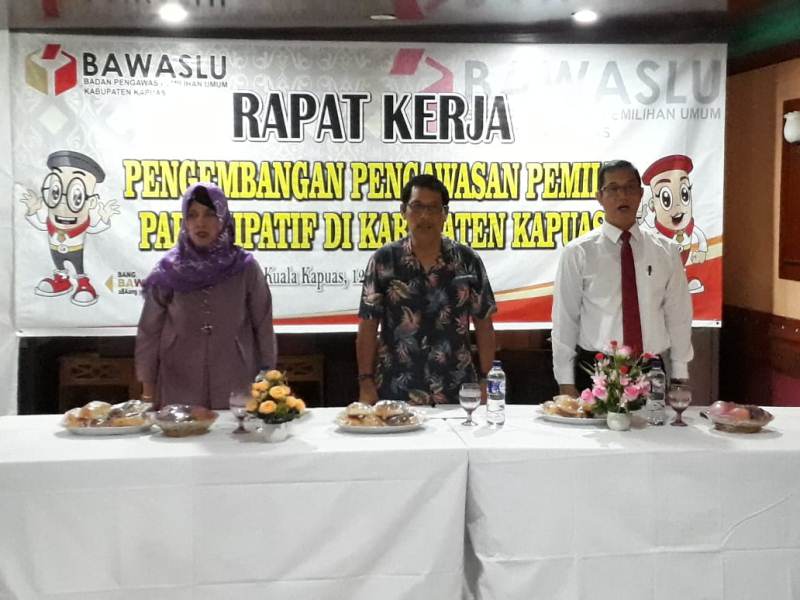 Pj Bupati Ikuti Rapat Pengawasan Pemilu Partisipatif