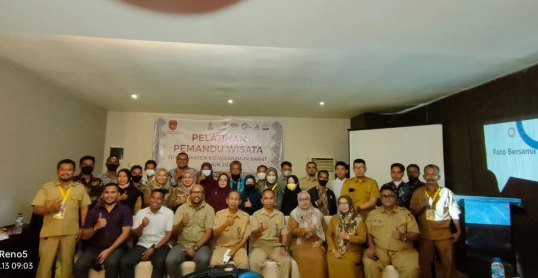 Tingkatkan Kualitas SDM Bidang Pariwisata, Dispar Kobar Adakan Pelatihan Pemandu Wisata