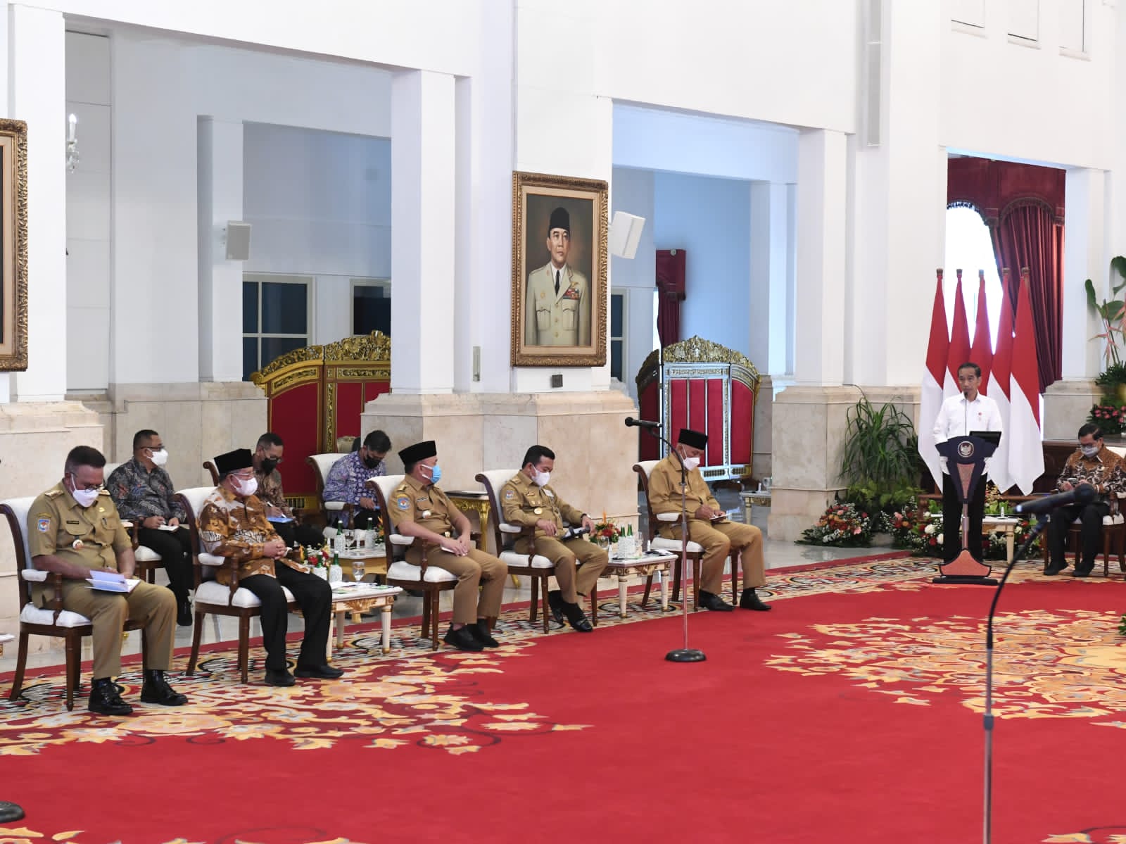 Gubernur Sugianto Sabran Berdiskusi Langsung dengan Presiden Joko Widodo Terkait Pengendalian Inflasi di Daerah