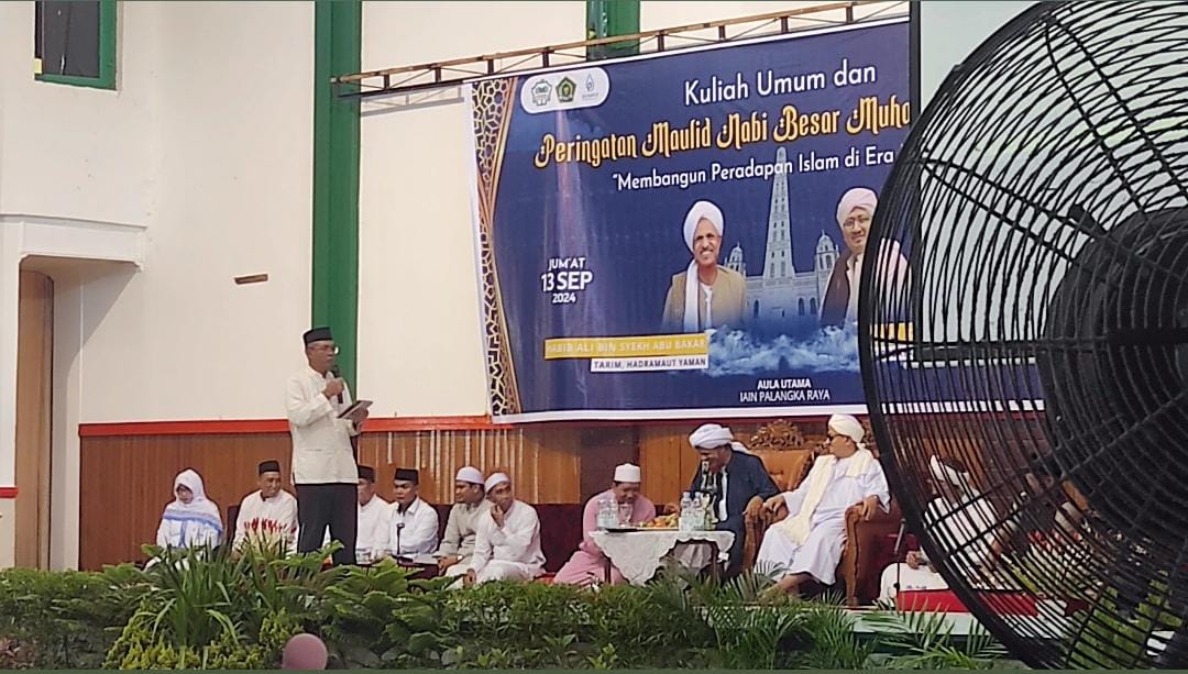 Plh Sahli Pemkumpol Ahmad Husain Hadiri Kuliah Umum Peringatan Maulid Nabi Muhammad SAW
