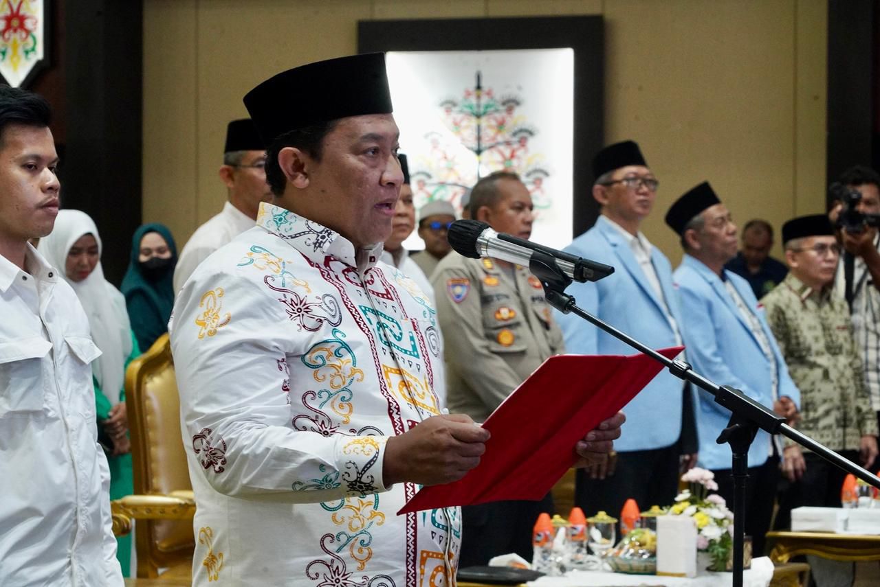 Wakil Gubernur H. Edy Pratowo Hadiri Sekaligus Kukuhkan DPW BKPRMI Prov. Kalteng Periode 2024 - 2029