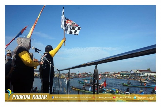 Buka Lomba Mancing Udang Galah, Bupati Berpesan Jaga Kelestarian Lingkungan