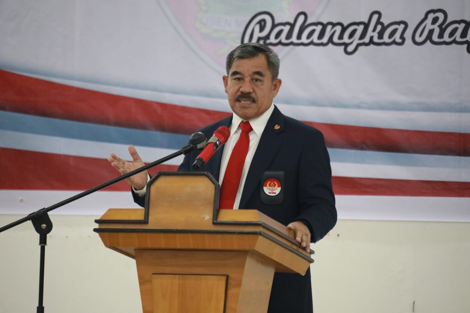 Wagub Kalteng Edy Pratowo Buka Secara Resmi Musroprovlub KONI Kalteng Tahun 2023