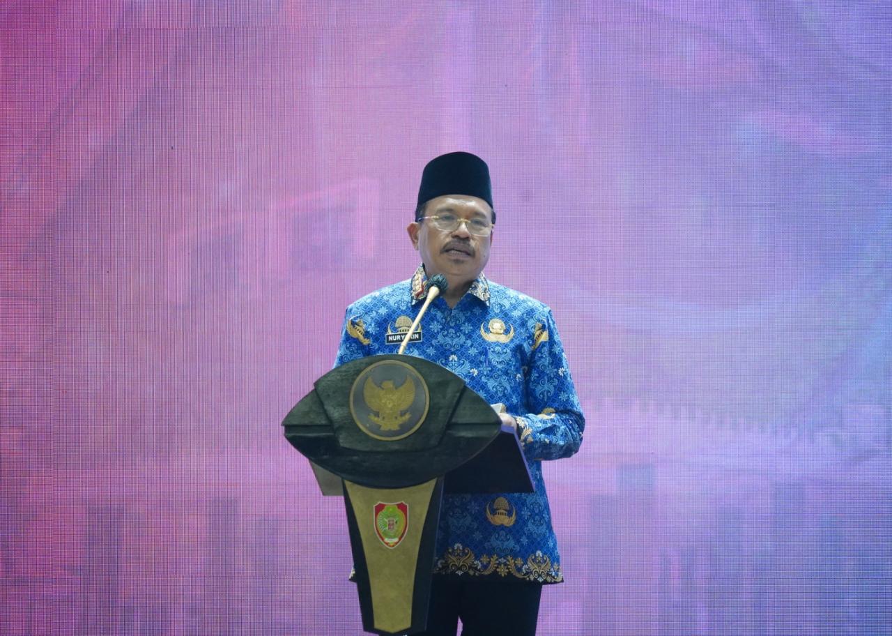 Sekda Prov. Kalteng Nuryakin Tutup Secara Resmi MTQ VII KORPRI Tingkat Prov. Kalteng Tahun 2023
