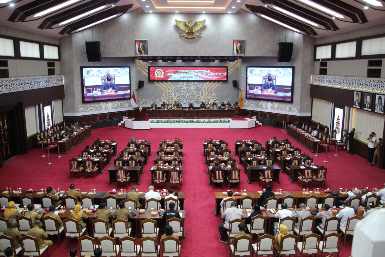 Rapat Paripurna ke-3 DPRD Provinsi Kalteng Bahas Rancangan APBD 2026
