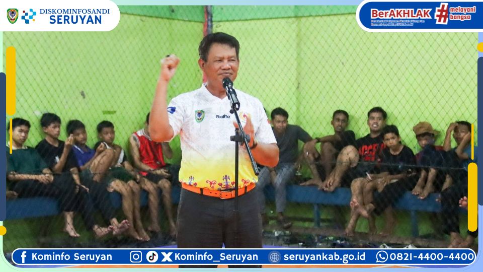 Tutup Turnamen Futsal Piala Bupati 2025, Bupati Seruyan Teguhkan Semangat Sportivitas