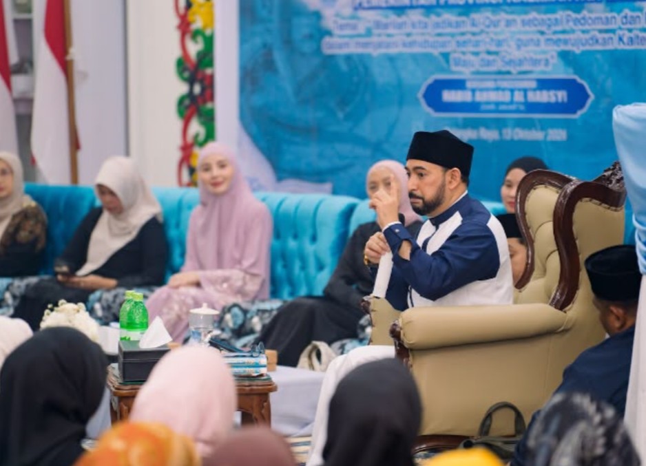 Pengajian Rutin Gabungan, Ketua TP-PKK Kalteng Tekankan Pentingnya Keimanan dan Kepedulian Bersama