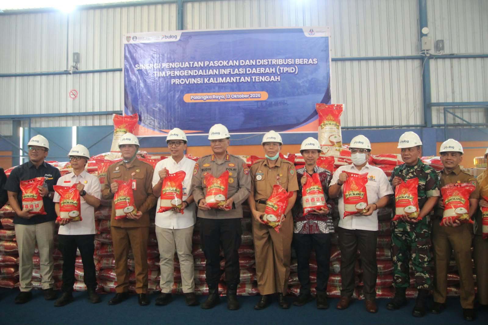 150 Ton Beras Premium Didatangkan dari Makassar, Pemprov Kalteng Perkuat Pengendalian Harga
