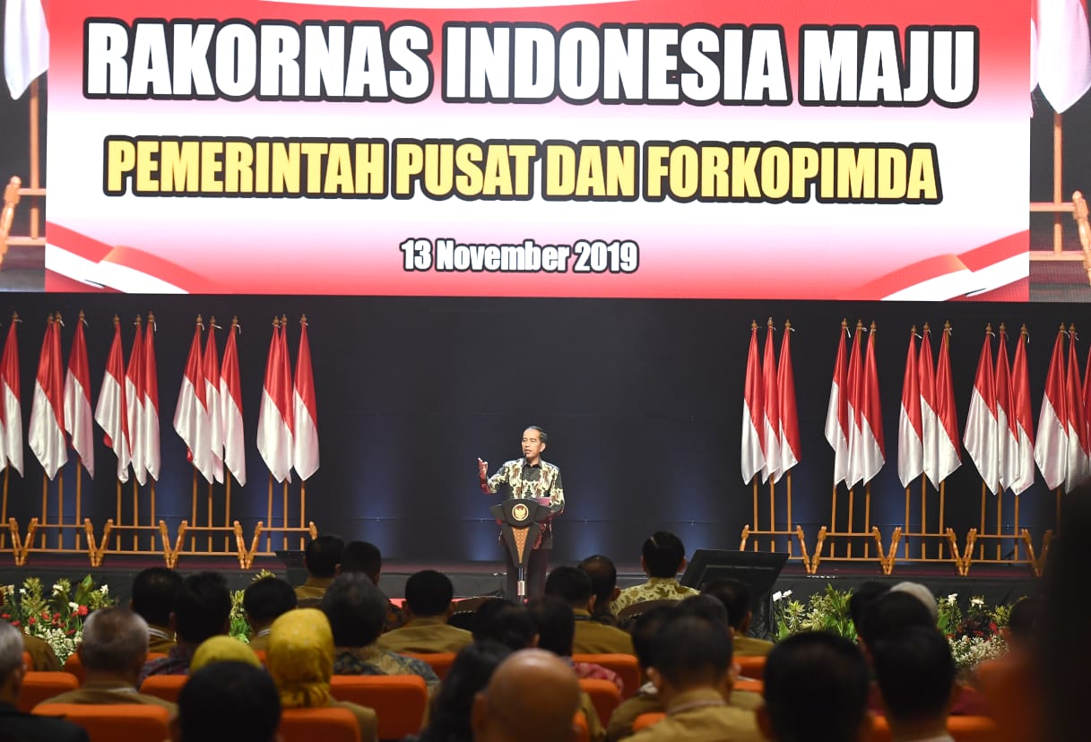 Dibuka Presiden Jokowi, Gubernur Kalteng Sugianto Sabran Hadiri Rakornas Pemerintah Pusat dan Forkopimda