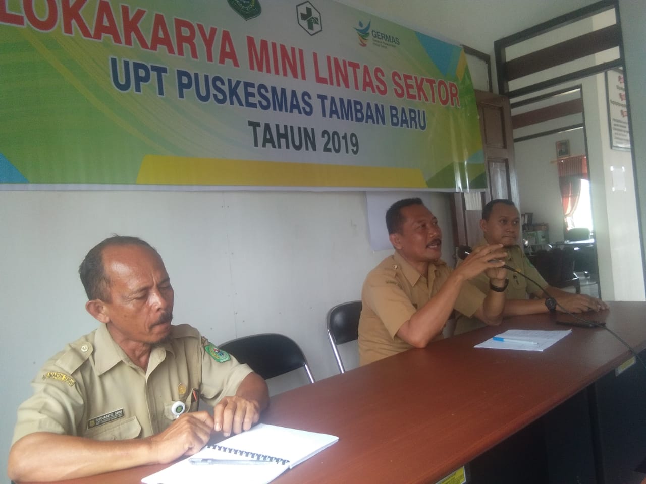 UPT Puskesmas Tamban Baru Adakan Kegiatan Lokakarya Mini Lintas Sektor 