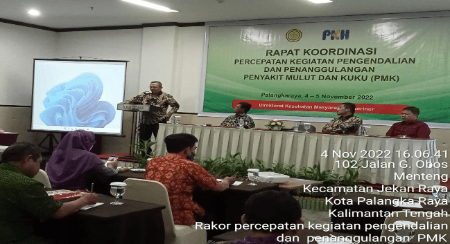 Dinas TPHP Prov. Kalteng Dukung Penanganan PMK Ternak di Kalimantan Tengah