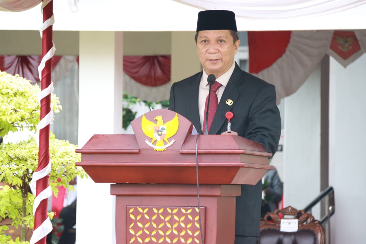 Sahli KSDM Suhaemi Pimpin Upacara HKN Ke-59 Lingkup Provinsi Kalteng
