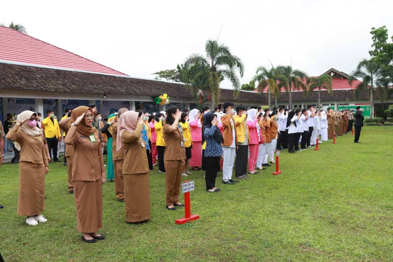 Sahli KSDM Suhaemi Pimpin Upacara HKN Ke-59 Lingkup Provinsi Kalteng