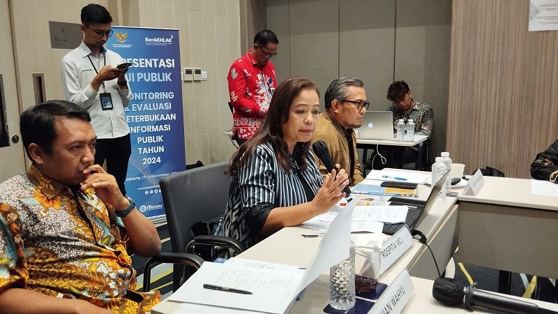 Hadiri Presentasi Uji Publik Monev KI Badan Publik Tahun 2024, Plt Sekda Prov. Kalteng sampaikan Komitmen Keterbukaan Informasi Pemprov Kalteng