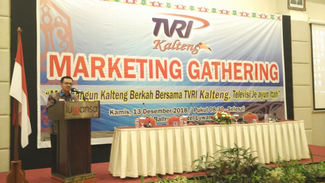 Melalui Kegiatan Marketing Gathering Di Harapkan Stasiun TVRI Kalimantan Tengah Dapat Bersinergi Dan Meningkatkan Kemitraan Dengan Berbagai Pihak