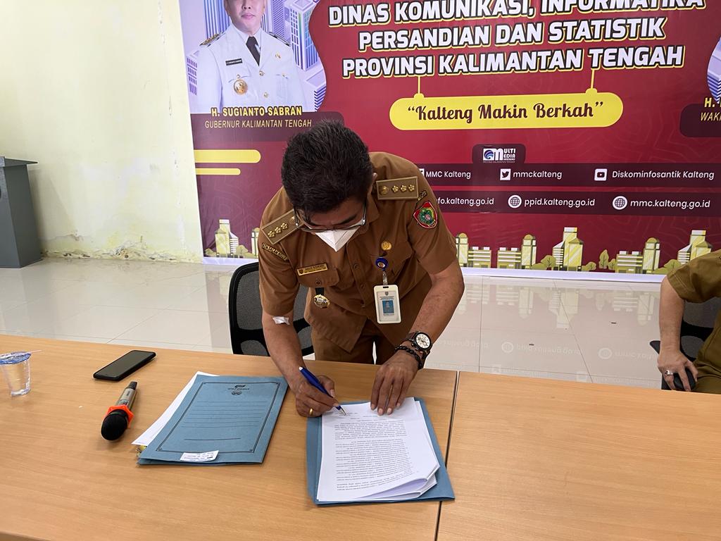 Plt. Kadiskominfosantik Kalteng Apresiasi Kinerja Tim Penilai Pranata Humas Prov. Kalteng