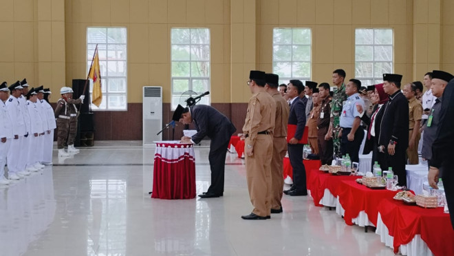 Sebanyak 41 Kepala Desa Hasil Pilkades Serentak Tahun 2023 Resmi Dilantik