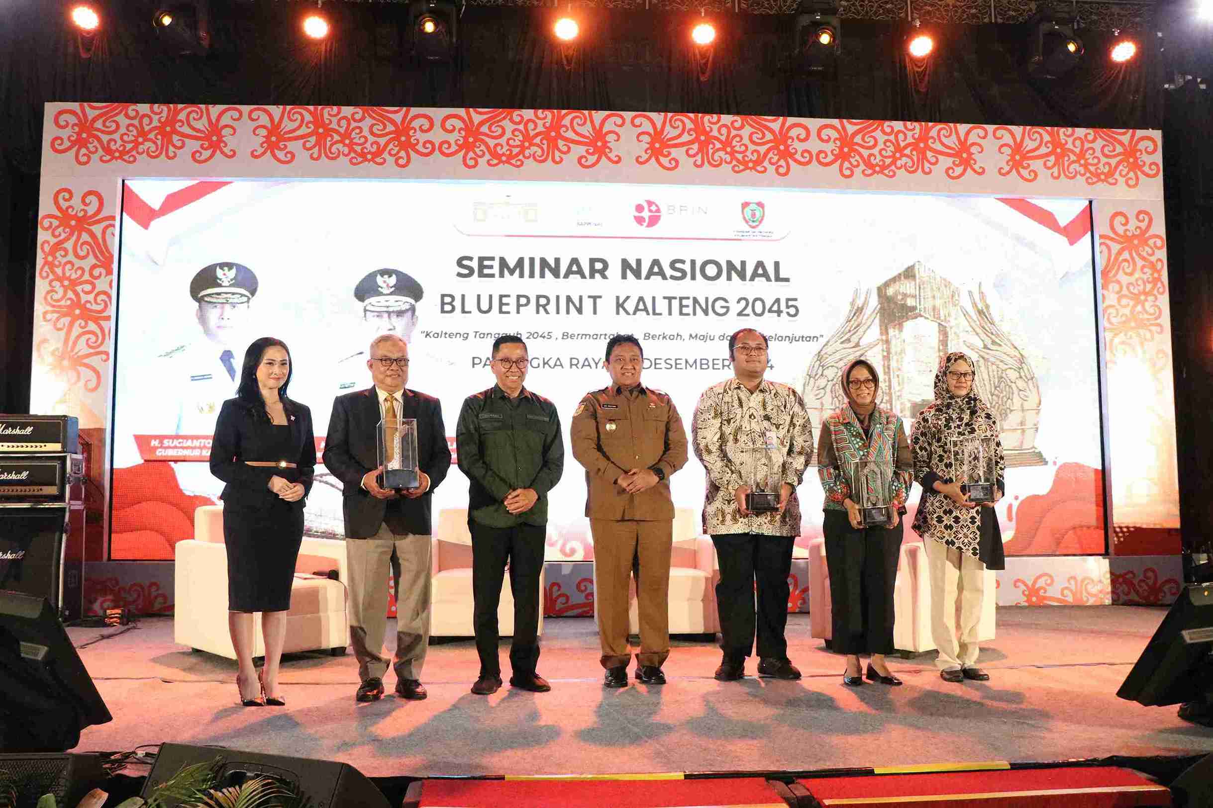 Kepala BKD Prov. Kalteng Hadiri Seminar Nasional Blue Print Kalimantan Tengah 2045