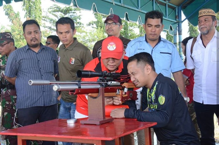 Dukung Atlet Cabor Menembak Palangka Raya