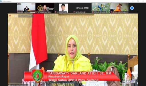 Wagub Kalteng Hadiri Rapur ke-3 Masa Persidangan I Tahun Sidang 2022
