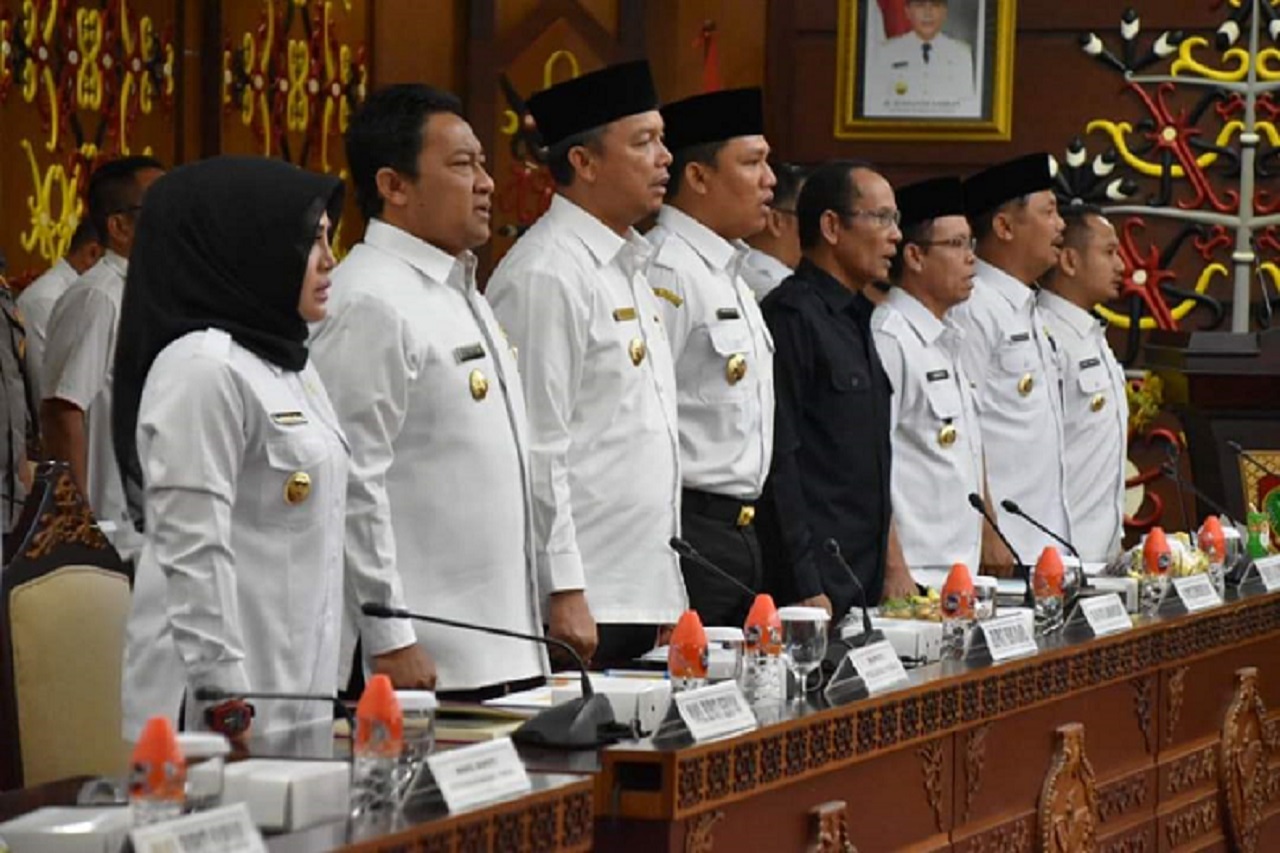 Bupati Pulang Pisau Hadiri Rakor Pilpres Dan Pileg Tahun 201
