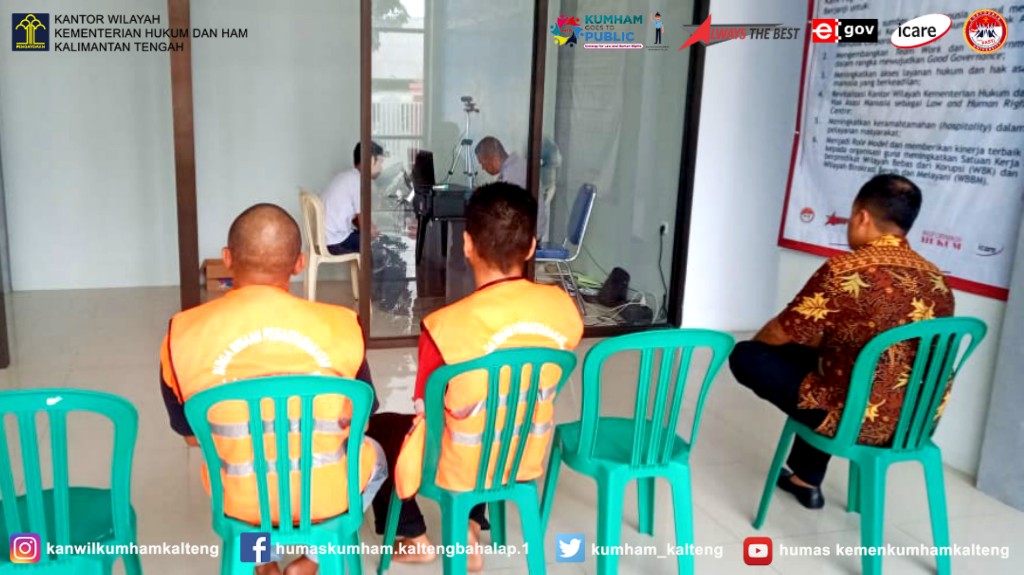 Lapas Sampit Hadapkan Tiga Orang WBP Ke Bapas Sampit Terkait PB